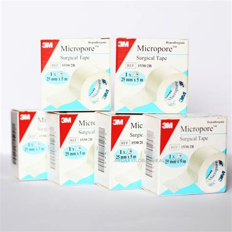 Micropore Tape 25cm X 5m Genuine 3m Brand X 6 Rolls