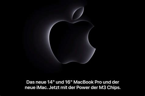 Apple Kracher enthüllt Apple M3 und neues MacBook Pro