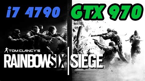 Rainbow Six Siege Gtx 970 And I7 4790 1080p Max Settings Frame Rate Test Youtube