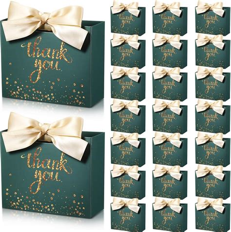 Amazon Patelai Pcs Small Thank You Gift Bags Bulk With Ribbon