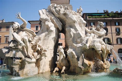 Fountain at Piazza Navona | Rome, Piazza navona, Natural landmarks