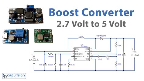 Boost Converter Circuit Using 555 Timer IC 46 OFF