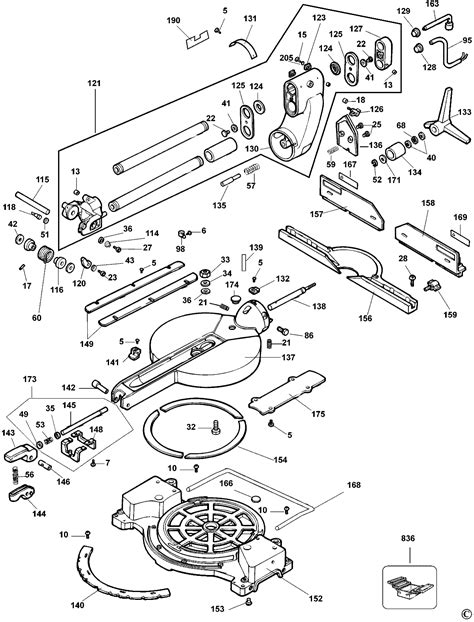 Schemat Piła wielofunkcyjna DEWALT DW708 Type2 DW708 QS części