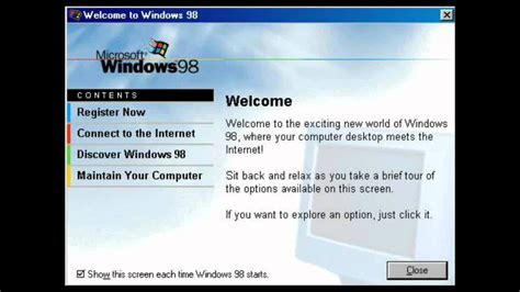 Welcome To Windows 98 Hd Youtube