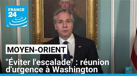 R Union D Urgence Washington Viter L Escalade Au Moyen Orient