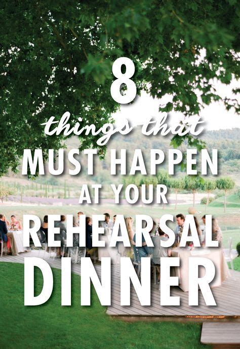 How To Throw An Unforgettable Rehearsal Dinner Artofit