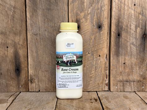 Pint Raw Heavy Cream Dutch Meadows Farm