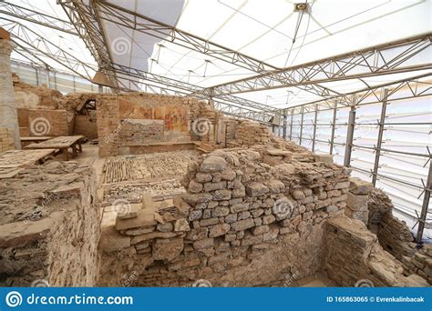 Terrace Houses In Ephesus Ancient City Izmir Turkey Stock Image