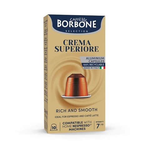 Caff Borbone C Psulas Respresso Crema Superiore Shopmundo