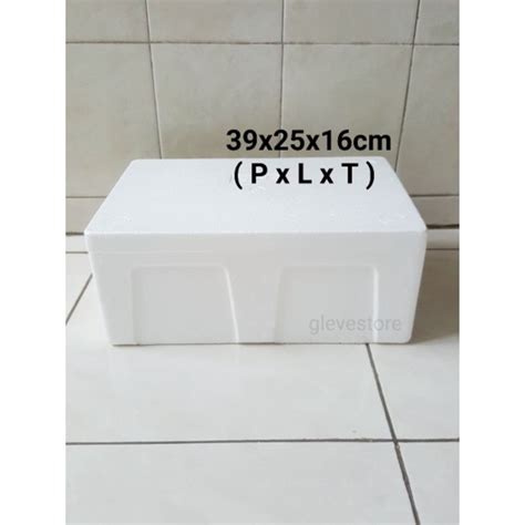 Jual KHUSUS Grab Gojek Box Es 5kg Box Es Sterofoam Ice Box