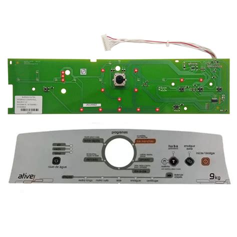 Placa Interface Lavadora Bwl09 W10308925 W10540663 Adesivo Shopee Brasil