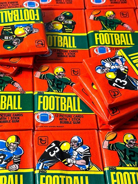 1980 Topps Football Wax Packs Retro Wax Pack