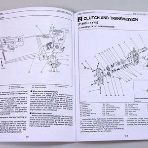 Kubota T1400 T1400H Lawn Tractor Workshop Service Manual Shop Repair