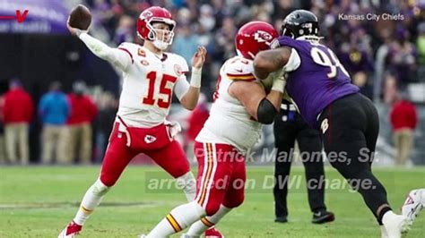Patrick Mahomes Sr Arrested On Dwi Charge One News Page Video