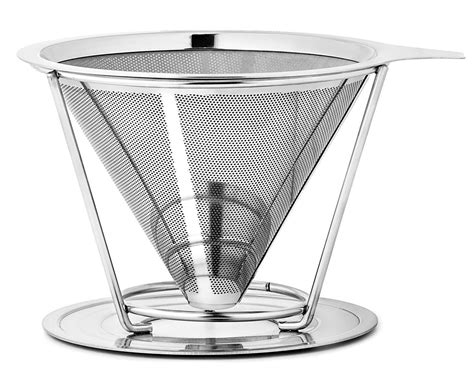 Chef S Star Stainless Steel Pour Over Coffee Filter Coffee Cone Coffee