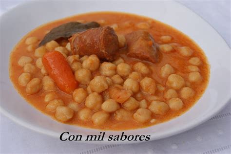 Con Mil Sabores Potaje De Garbanzos Tradicional