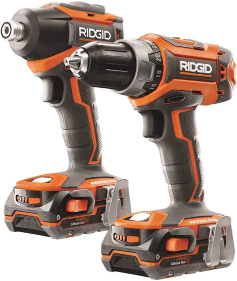 Ridgid R Kit Combinado De Taladro Inal Mbrico De Iones De Litio