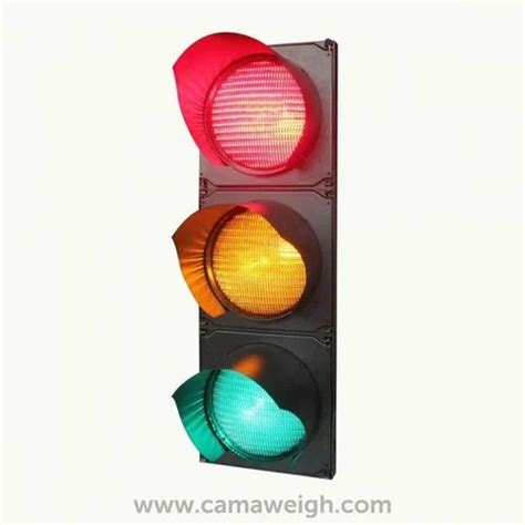 Red Green Amber Uv Stabilized Polycarbonate Difussed Led Traffic Signal