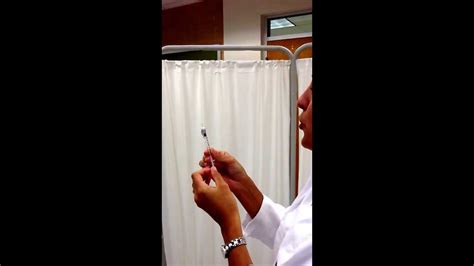 Intradermal Injections Mock Tubersol Mantoux Test Youtube