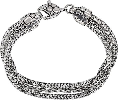 Amazon Jtv Sterling Silver Twisted Multi Strand Bracelet Jewelry