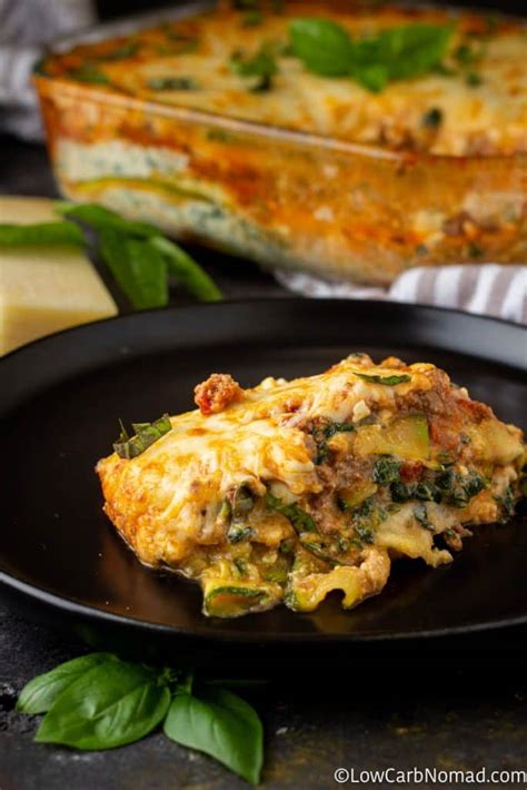 The Best Keto Zucchini Lasagna Recipe • Low Carb Nomad