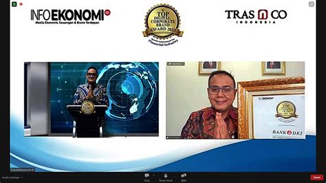 Bank Dki Raih Top Digital Corporate Brand Award Kategori