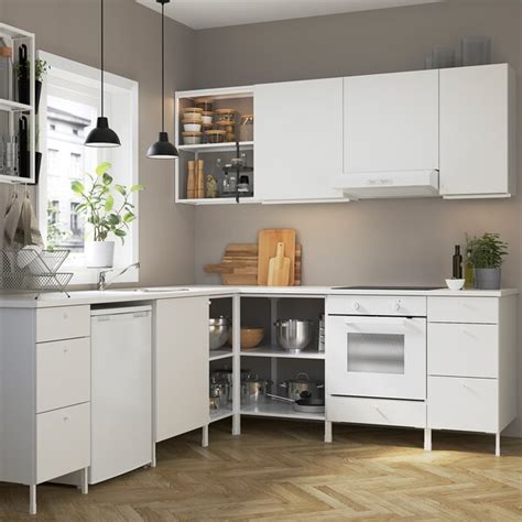 Enhet Corner Kitchen White Ikea