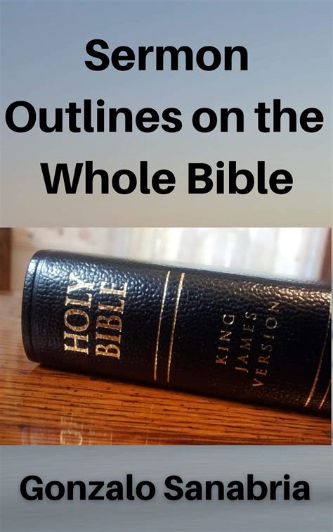 Sermon Outlines On The Whole Bible Sermon Outlines For Busy Pastors By