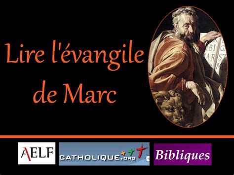 Lire l évangile de Marc