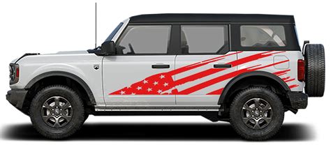 2021 2023 Ford Bronco Stripes Ford Bronco Decals Bronco Vinyl Graphics