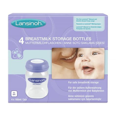 Lansinoh Bewaarflesjes Voor Moedermelk 4 Stuks Babyboom Shop N2COM