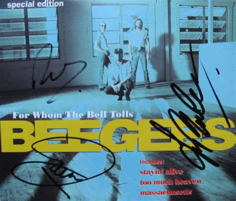 Bee Gees For Whom The Bell Tolls CD Single Presley Collectibles