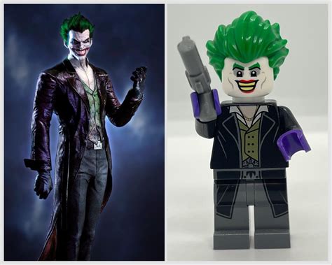 Lego Minifigure Creation Joker Batman Arkham Origins Rjoker