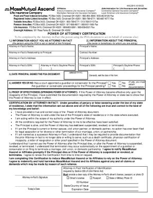 Fillable Online Power Of Attorney Certification Fax Email Print