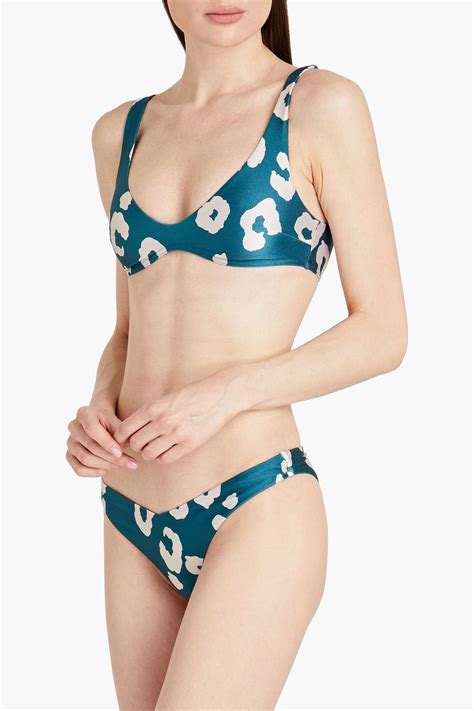 Zimmermann Leopard Print Low Rise Bikini Briefs The Outnet