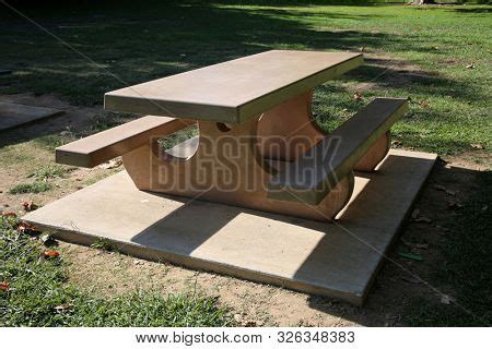 Picnic Table. Park Image & Photo (Free Trial) | Bigstock