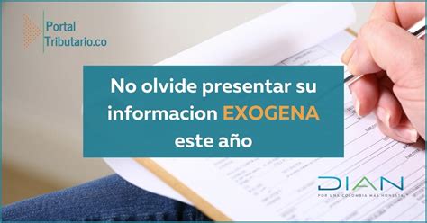 Plazos para la presentación de la información exógena 2024