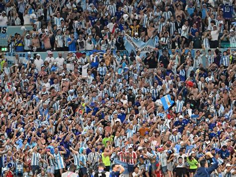 Así celebró la hinchada de Argentina el paso a semifinales del Mundial