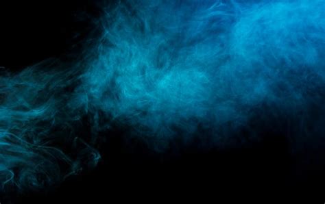 Blue Black Smoke Background