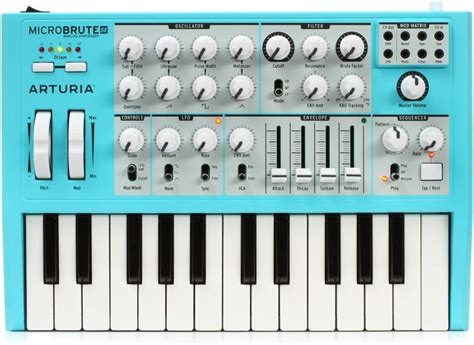 Arturia Microbrute Se Analog Synthesizer Blue Limited Edition