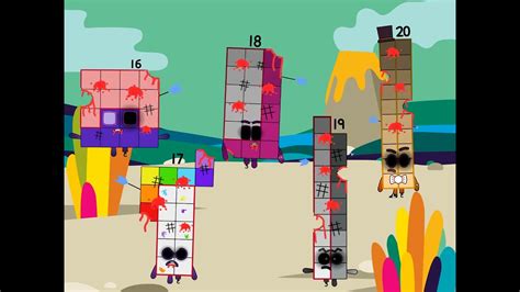 Numberblocks Band 16 20 Zombies Youtube