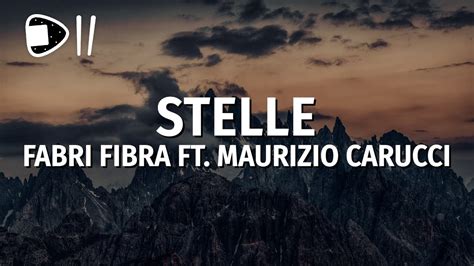 Fabri Fibra Feat Maurizio Carucci Stelle Testo Lyrics Youtube