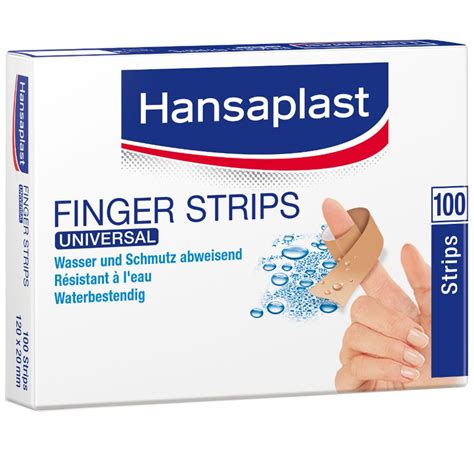 Hansaplast Universal Strips 20 Mm X 120 Mm Wasserfest 100 St Shop