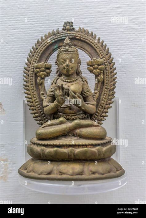 Buddhist Bronze Sculpture Nalanda Bihar India Stock Photo Alamy