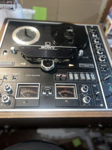 Vintage Sony Tc Reel To Reel Bi Directional Tape Recorder Powers Up