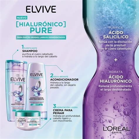 Elvive Crema de Tratamiento Hialurónico Pure Cruz Verde