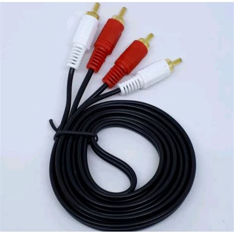 Jual KABEL JEK RCA TO RCA 1 5M Indonesia Shopee Indonesia