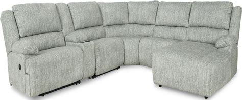 Signature Design By Ashley® Mcclelland 6 Piece Gray Reclining Sectional