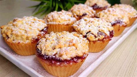 Muffins Crumble La Confiture De Fraises Tellement Bons Ils