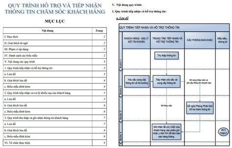 Sơ đồ quy trình chăm sóc khách hàng PDF DOC